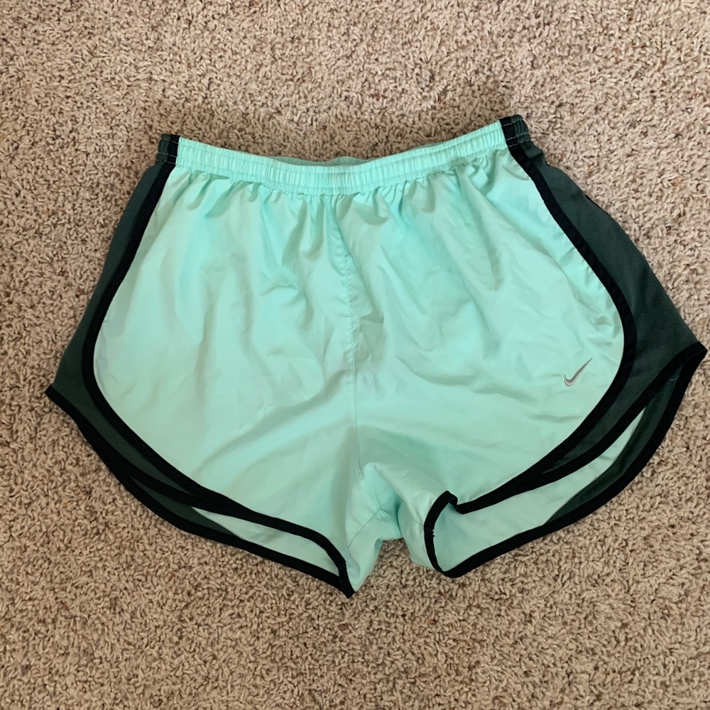 Mint green Nike shorts
